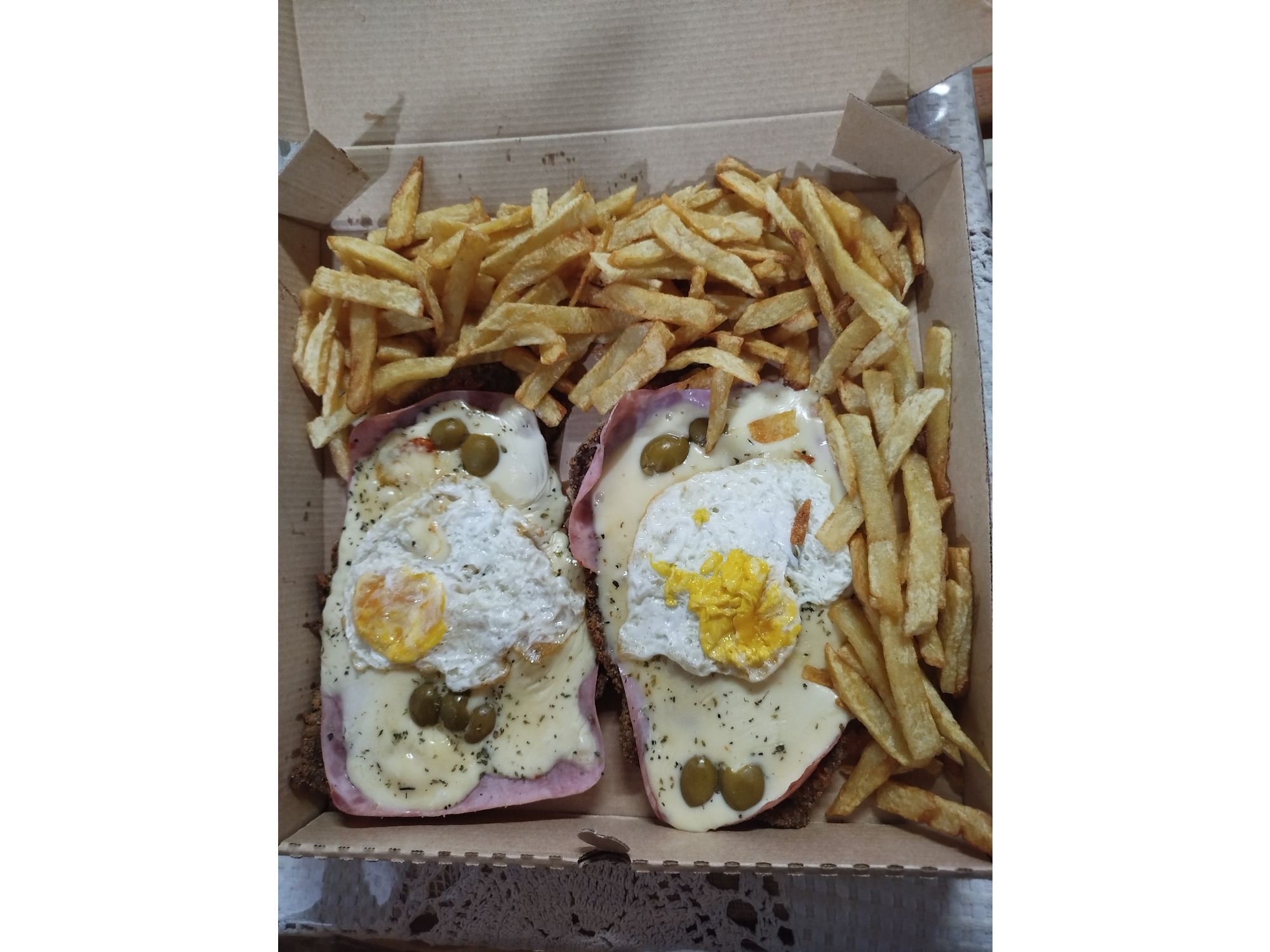Milanesa a la napolitana para compartir
