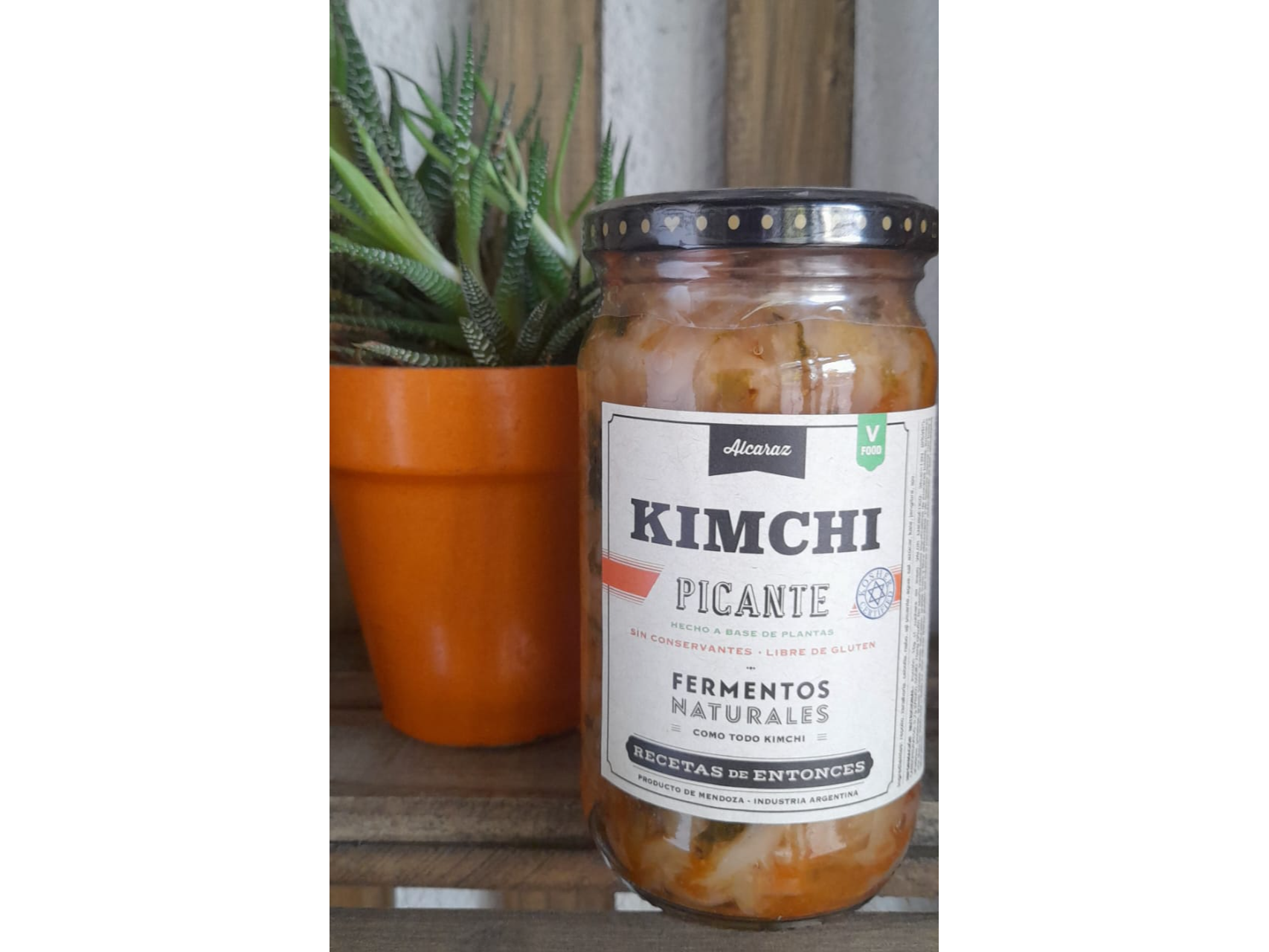 Kimchi Picante "Fermentos Naturales Agroecologicos" x 290g - RECETAS DE ENTONCES-