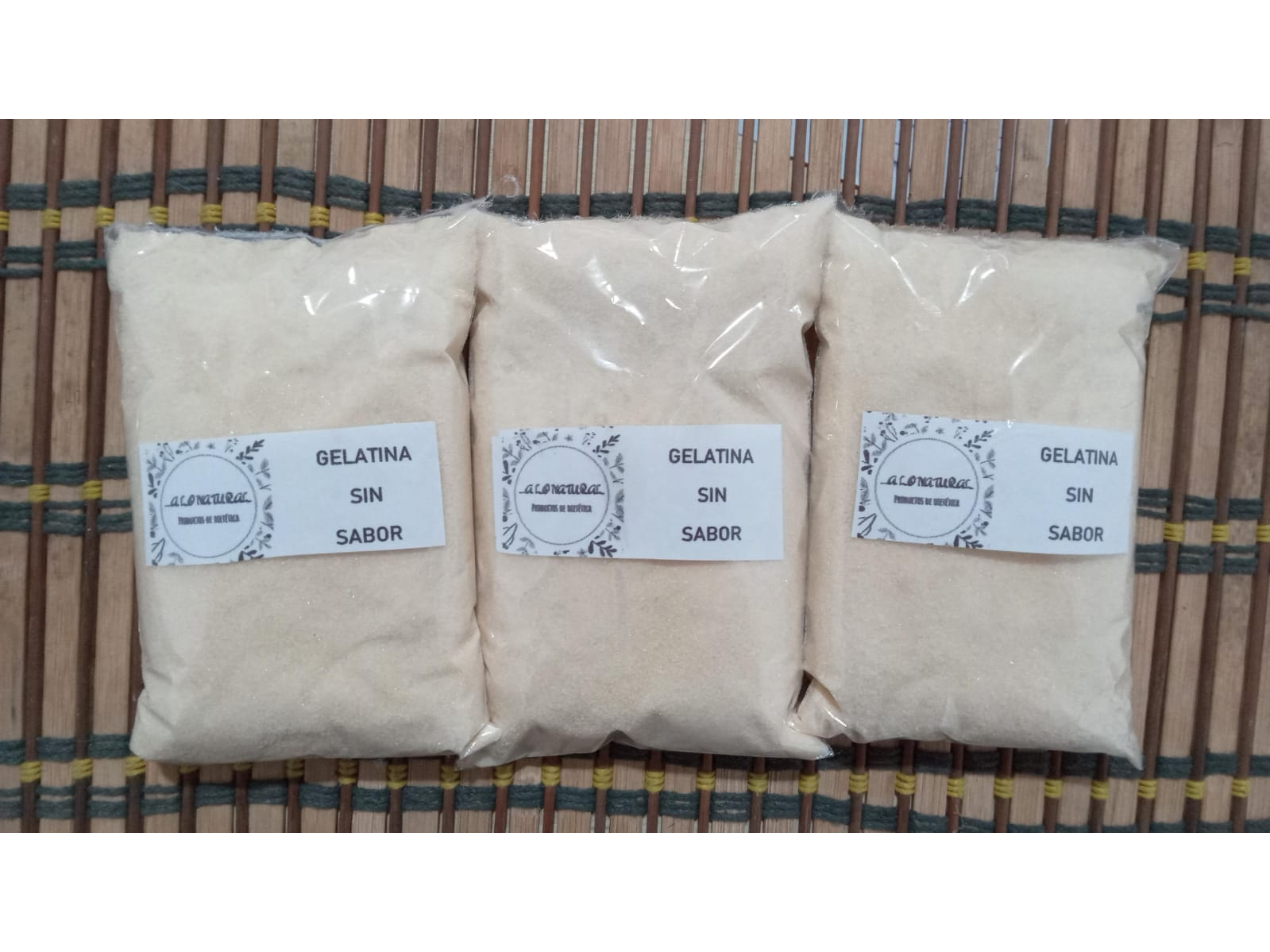 Gelatina sin Sabor