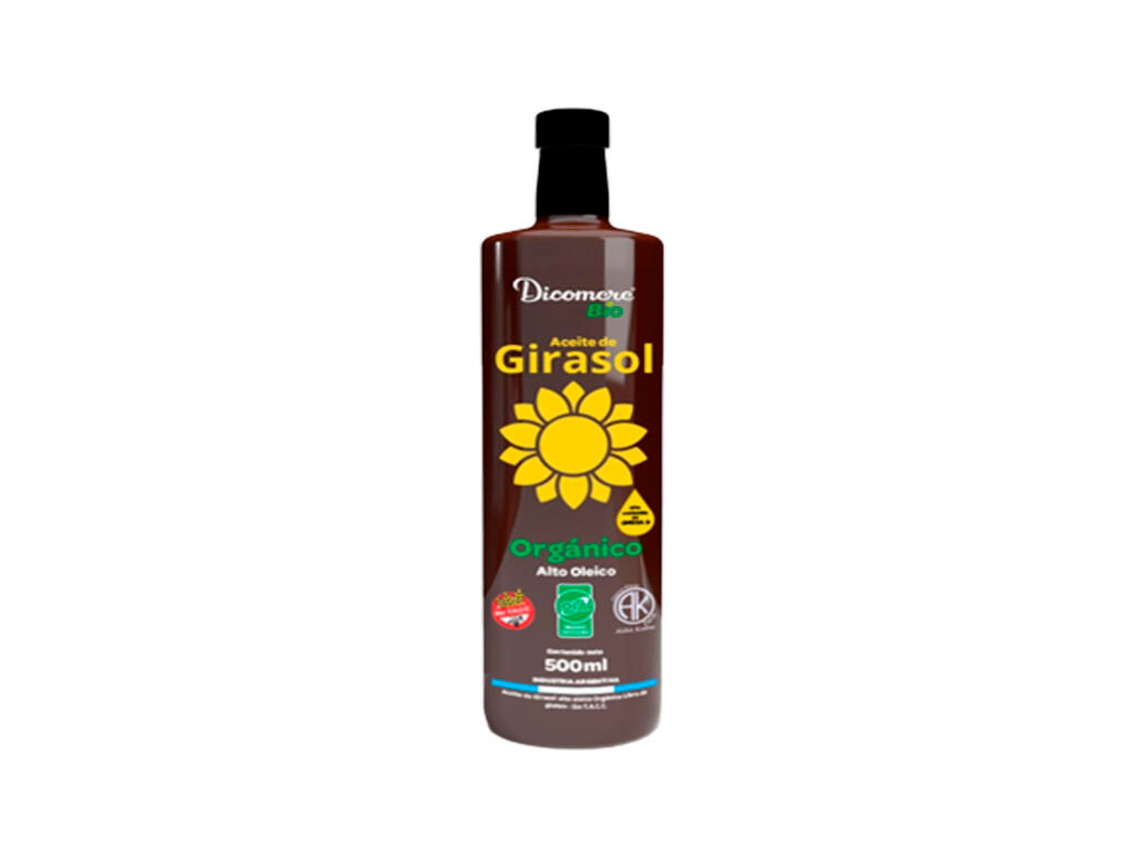 Aceite de Girasol Organico x 500ml - DICOMERE -