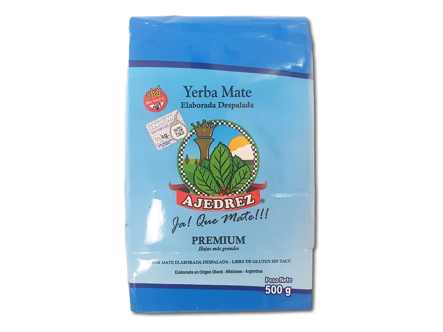 YERBA MATE AJEDREZ PREMIUM x 500gs -CANCHADA-