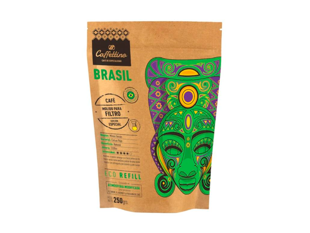 Cafe de Especialidad para Filtro Brasil x 250g - CAFFETTINO -