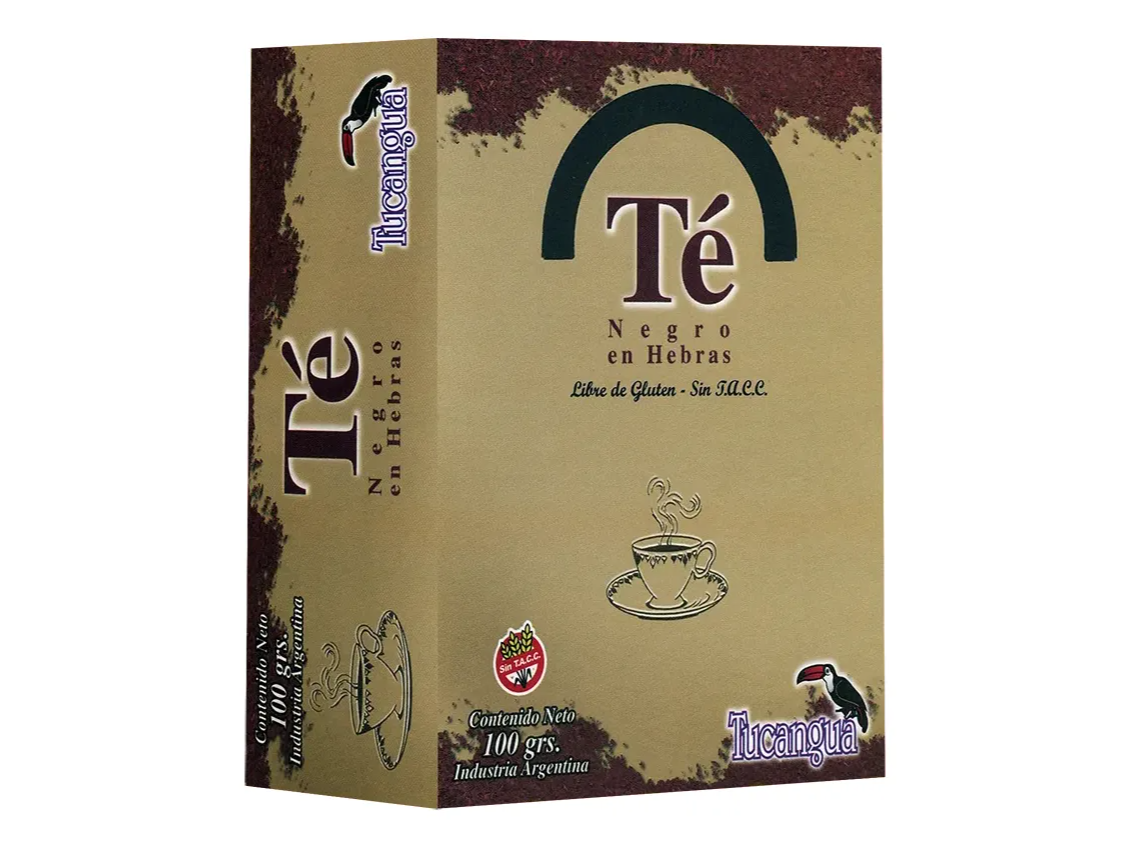 Té Negro en Hebras TUCANGUA caja x 100gs