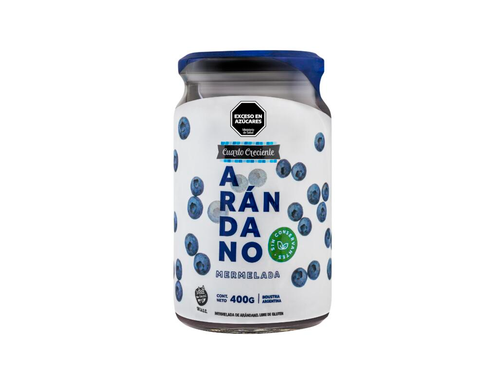 Mermelada de Arándanos x 400g - CUARTO CRECIENTE -