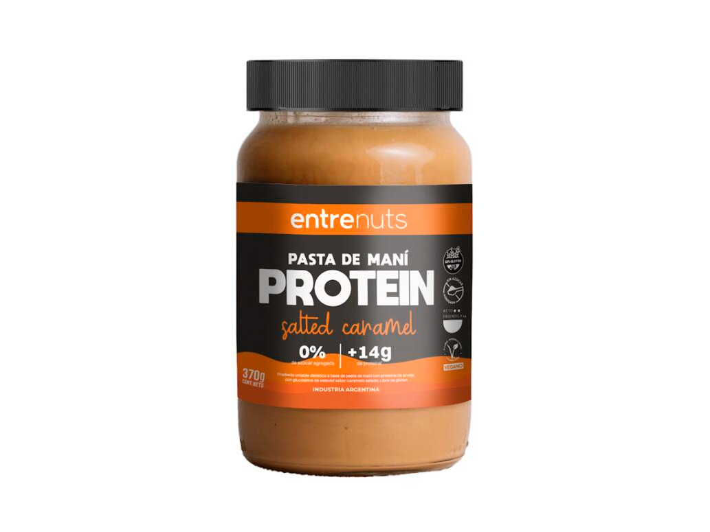 Pasta de Mani Protein Salted Caramel x 370g - ENTRENUTS -