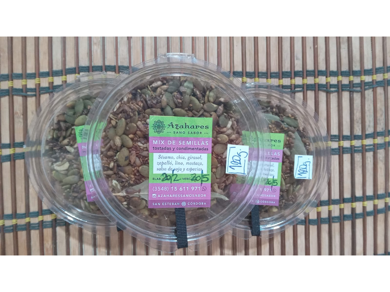 Mix Semillas tostadas y condimentadas x 120gs