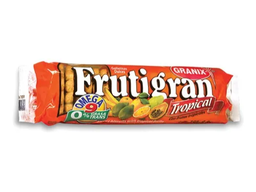 Galletas FRUTIGRAN tropical x 250gs -GRANIX -