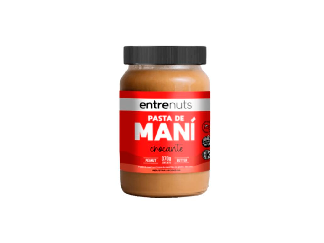 Pasta de Mani Crocante x 370g - ENTRENUTS -