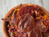 Tomates secos deshidratados