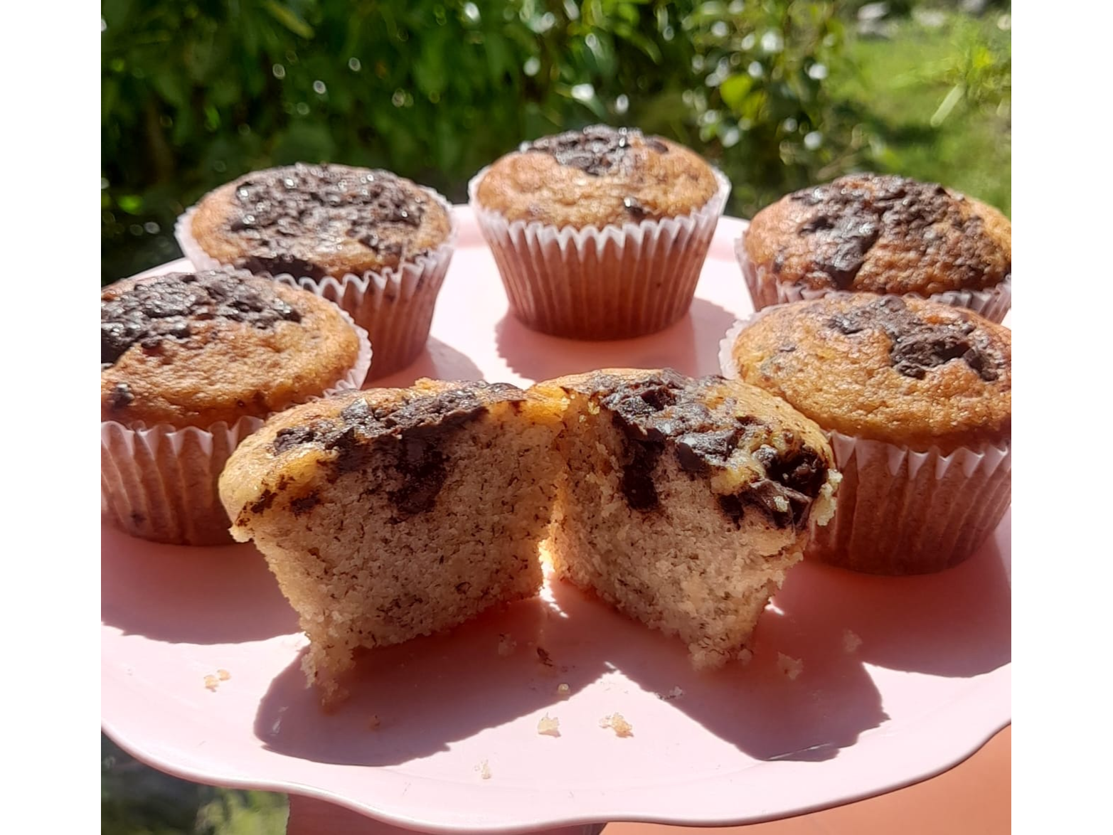 Muffins de Banana & Chocolate