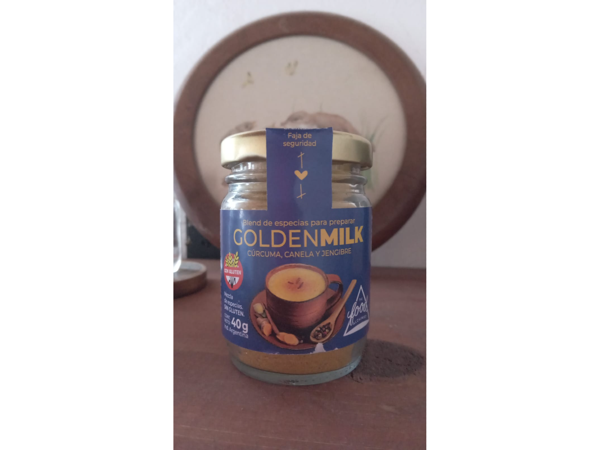Golden Milk THE FOOD ALCHIMIST Frasco 40gs