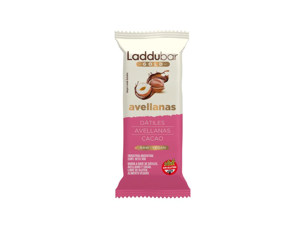 Barras de Avellanas, Datiles y Cacao x 30g - LADDUBAR