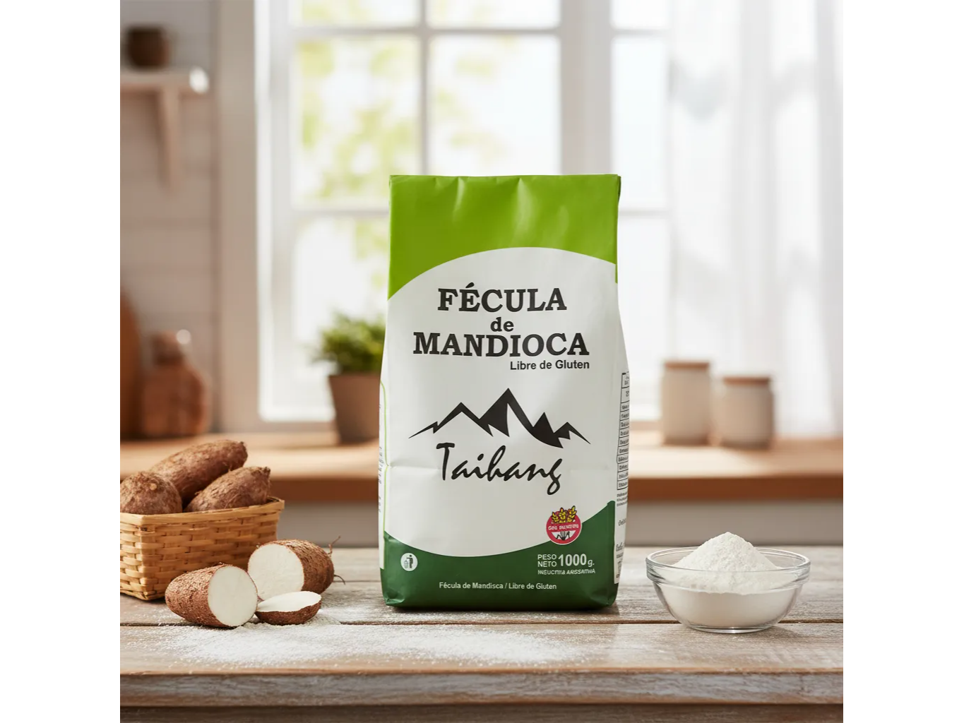 FECULA DE MANDIOCA x 1kg -TAIHANG - SIN GLUTEN