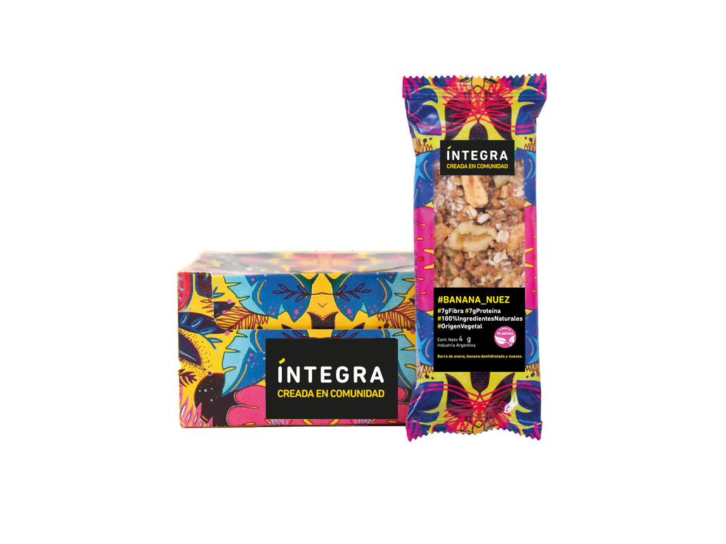 Barra Banana y Nuez x 42g - INTEGRA -