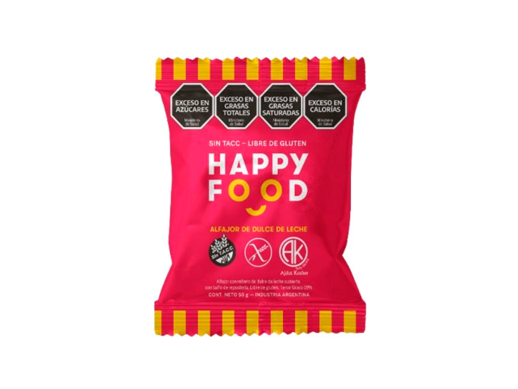 Alfajor de Dulce de Leche x 50g - HAPPY FOOD -