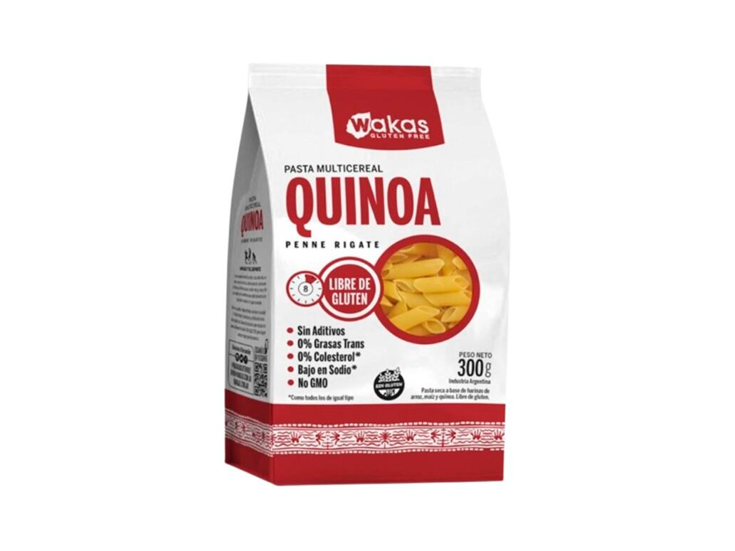 Pasta multicereal x 300gs  - WAKAS -