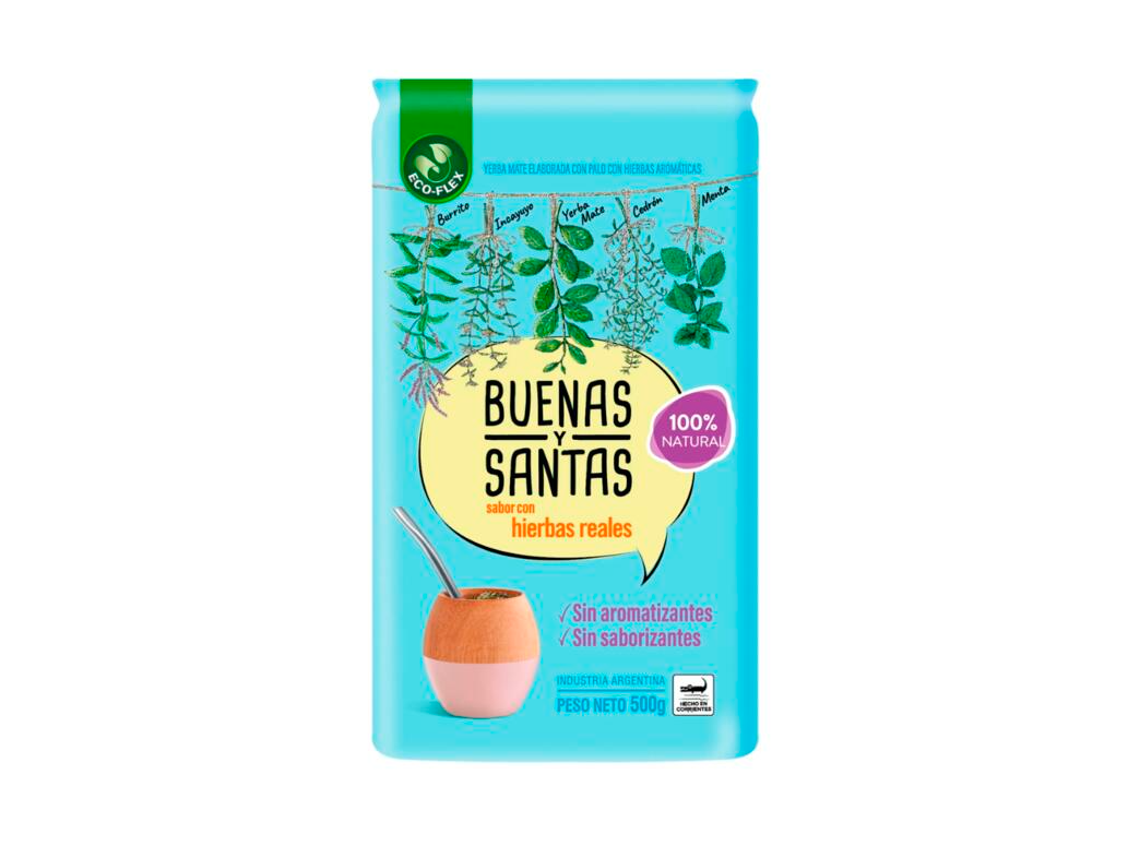 Yerba Mate x 500g - BUENAS Y SANTAS