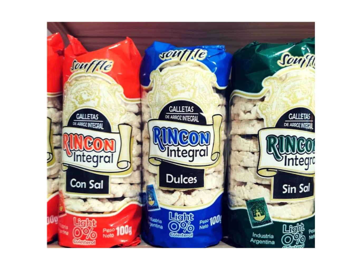 Discos de Arroz Integral x 100gs - RINCON INTEGRAL -
