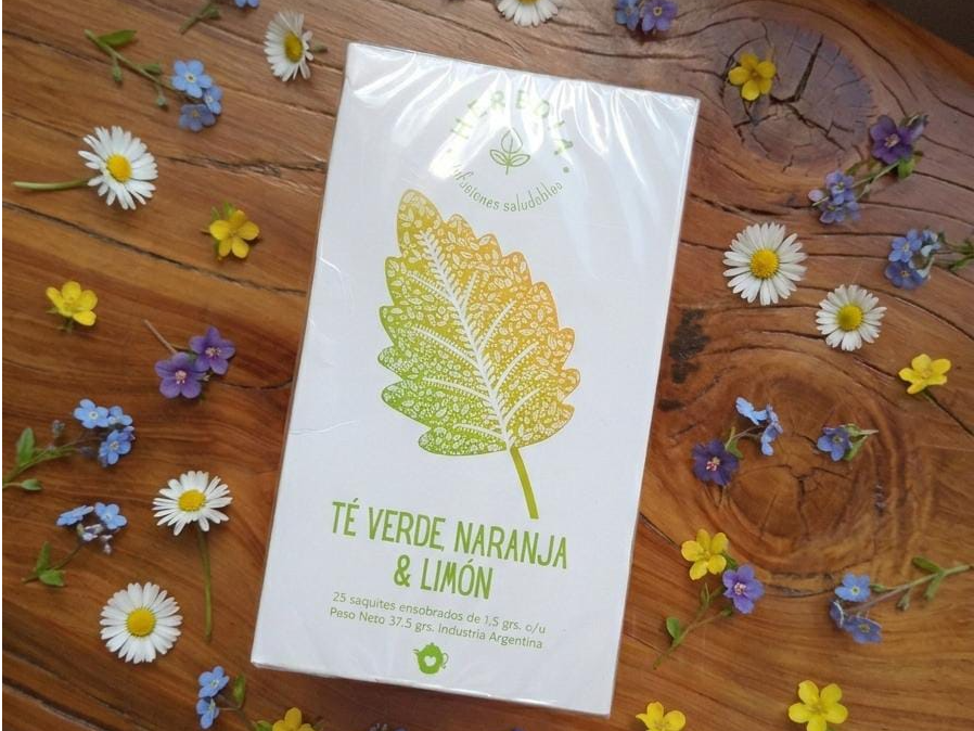 Té Verde con Naranja y Limón