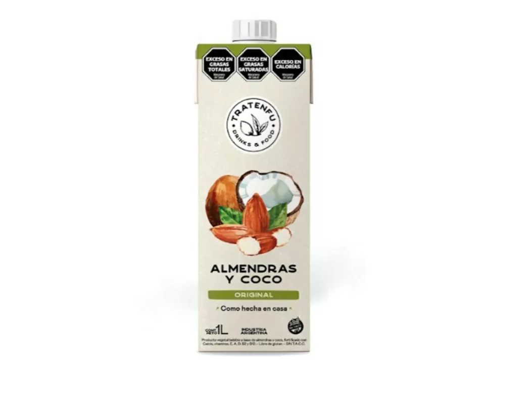 Leche de Almendras y Coco TRATENFU x 1lt