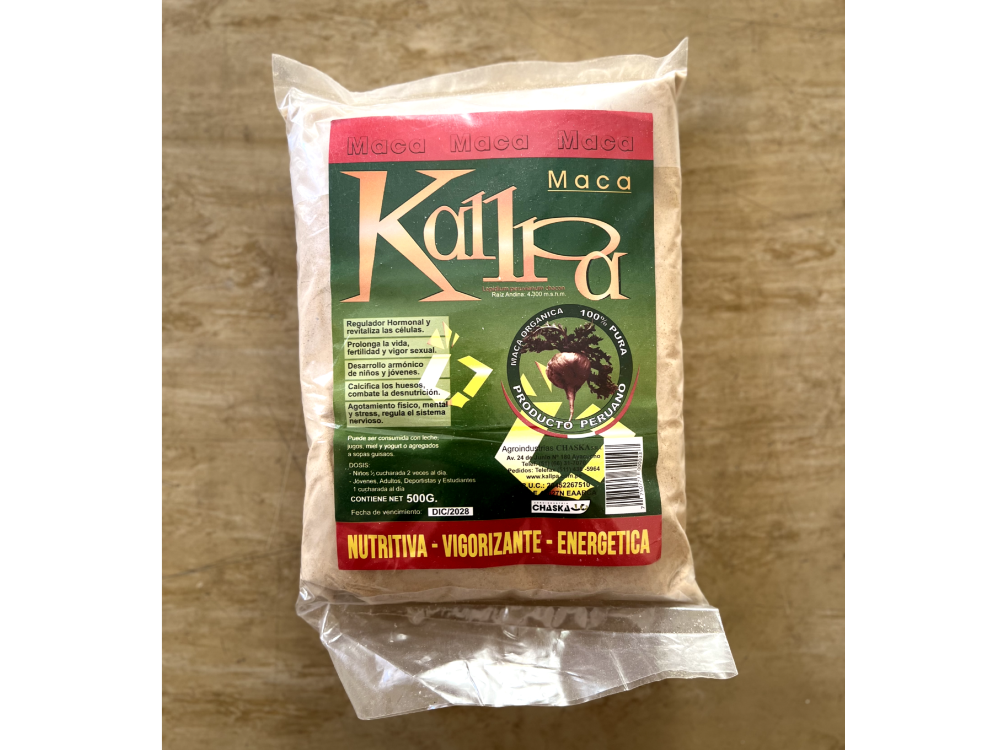 Maca KALLPA Orgánica