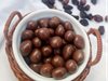Pasas de uva bañadas en chocolate con leche