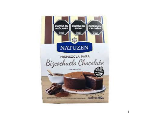 Premezcla Para Bizcochuelo de Chocolate x 450gs - NATUZEN-