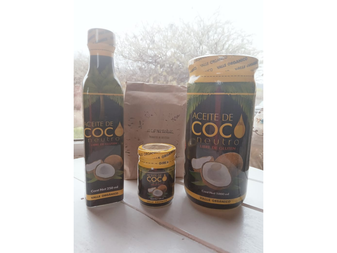 Aceite de Coco neutro Valle Organico (sin gluten / sin tacc)