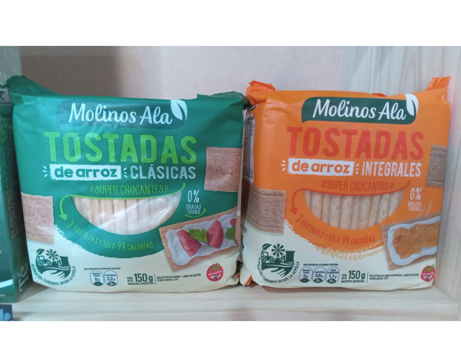 Tostadas de Arroz x 150gs - MOLINOS ALA -