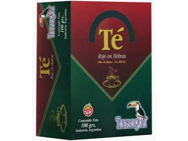 Té Rojo en Hebras TUCANGUA caja x 100gs