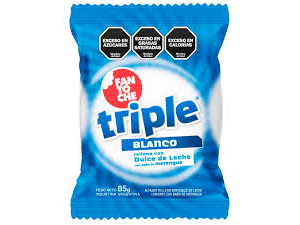 ALFAJOR FANTOCHE TRIPLE BLANCO