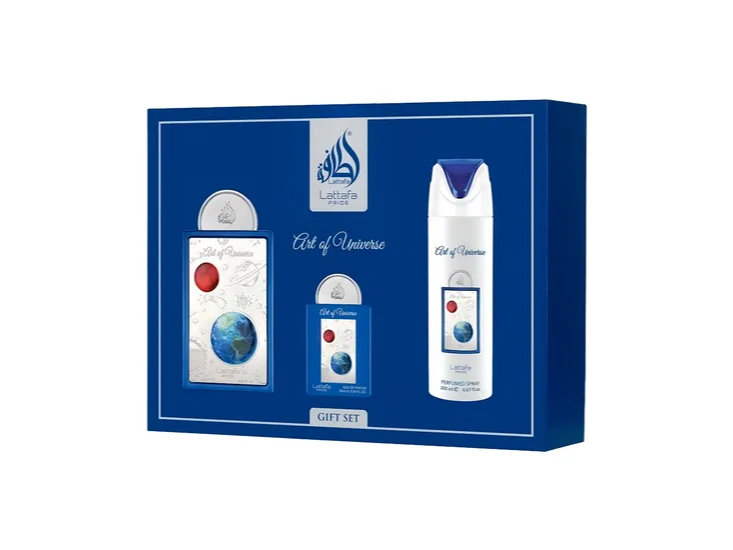 Kit Lattafa Pride Art Of Universe Edp 100ML + Deo 200ML + 20ML