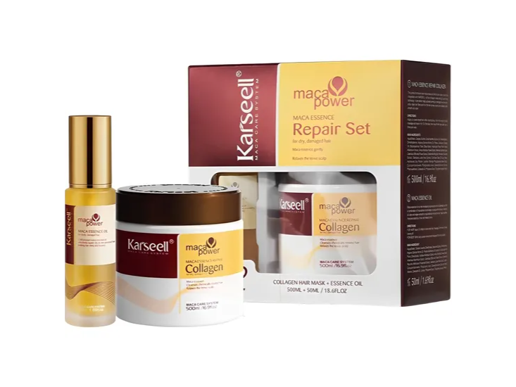 Kit Karseell Maca Power Máscara Capilar 500ML + Óleo Capilar 50ML