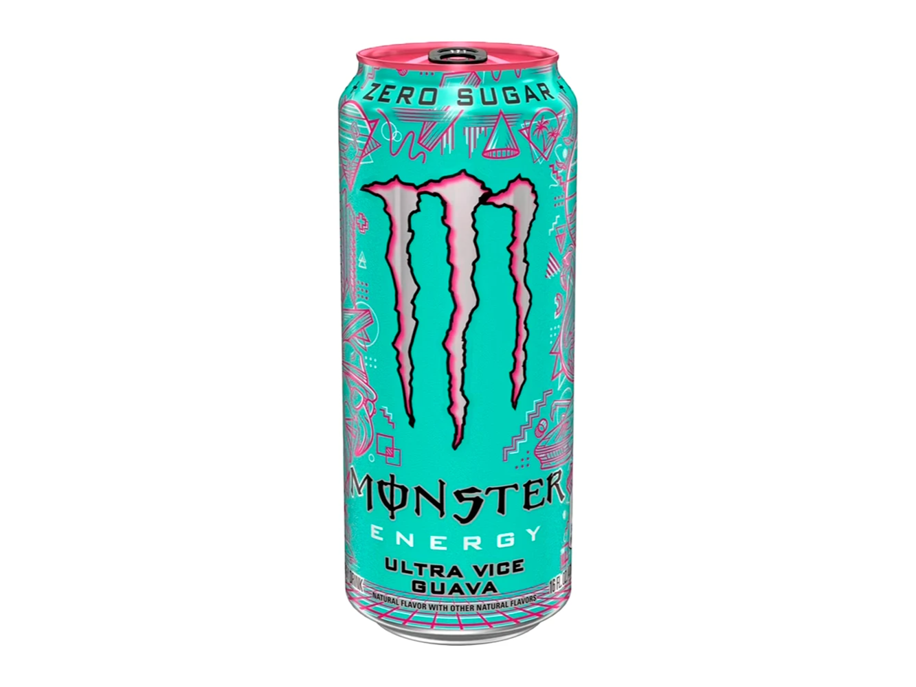 Energético Monster Sem Açucar Ultra Vice Guava Lata 16Oz 473Ml