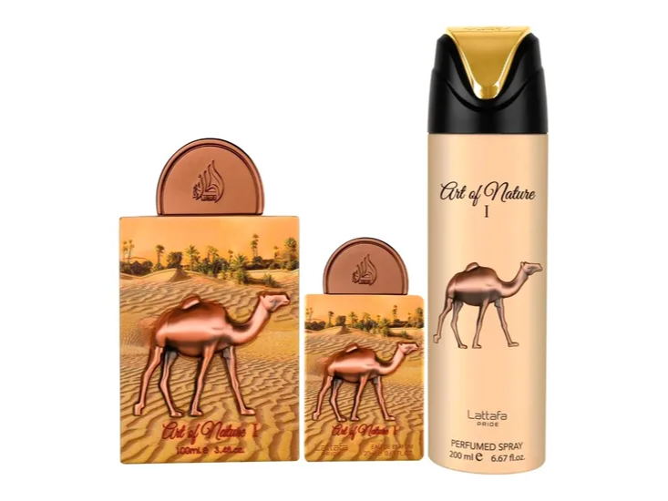 Kit Lattafa Pride Art Of Nature I - 3 Em 1 - Perfume Edp 100ML + Perfume Edp 20ML+ Desodorante 200ML