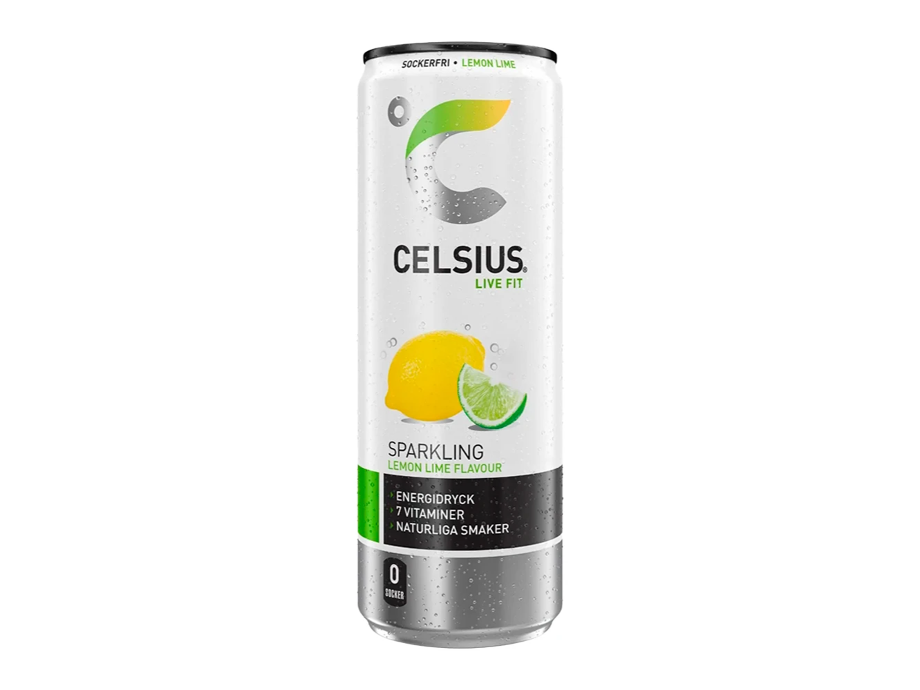 Energético Celsius Sem Açucar Lima Limão Lata 355Ml