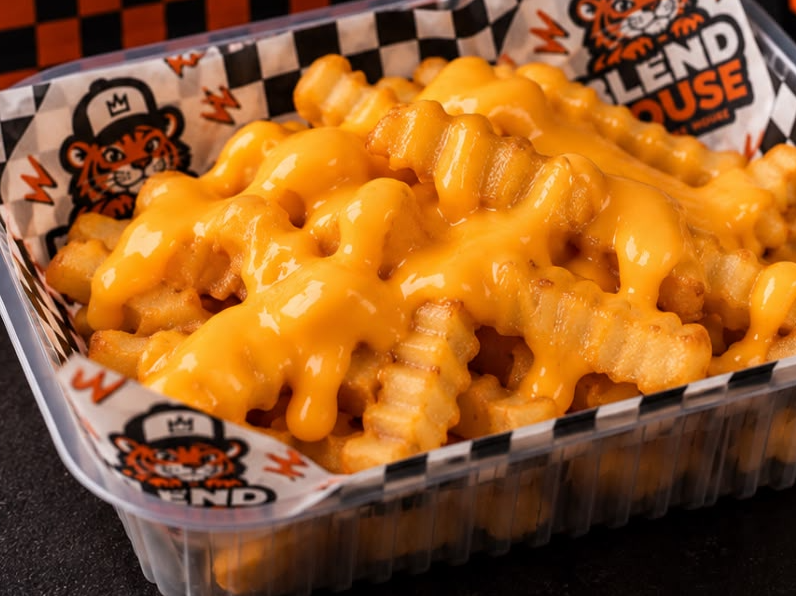 Papas con cheddar
