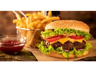 HAMURGUESA COMPLETA CON PAPAS