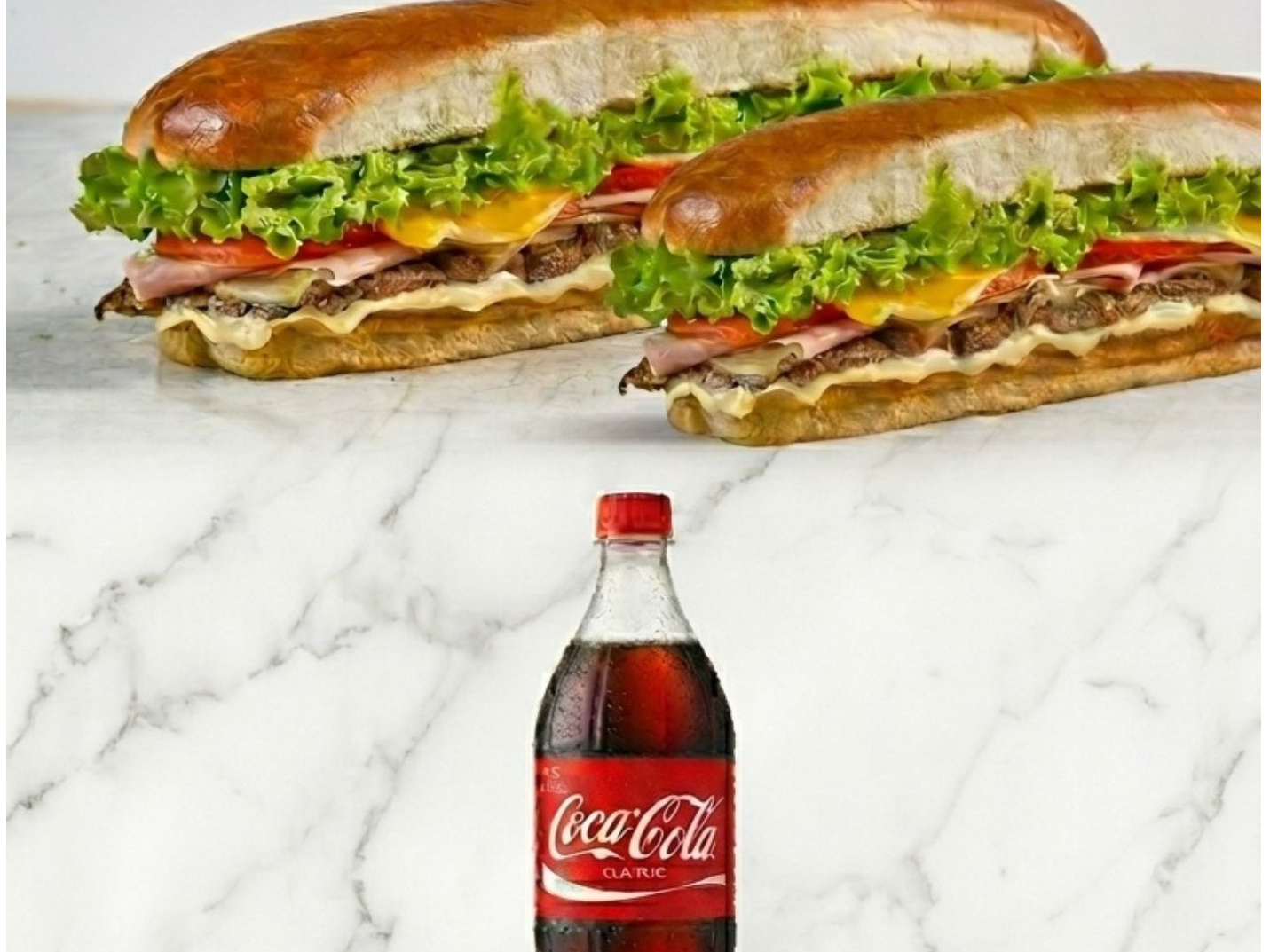 2 lomos medianos + coca de 1.5L