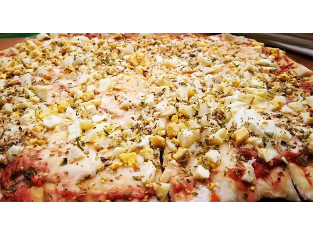 MUZZARELLA CON HUEVO de Focaccia