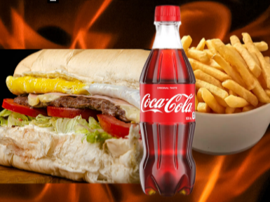 LOMO COMPLETO + COCA COLA 500ml