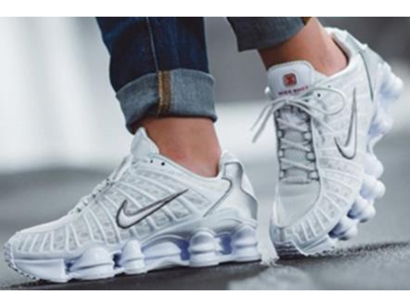 Nike Shox TL White Silver