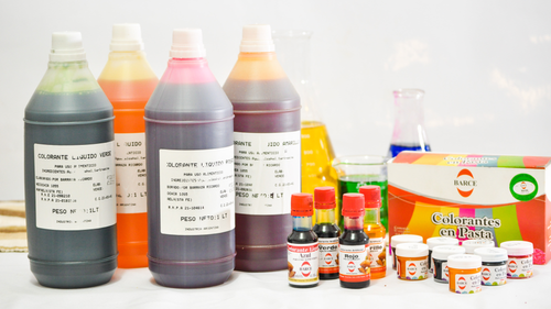 COLORANTES, JALEAS Y SALSAS LIQUIDAS