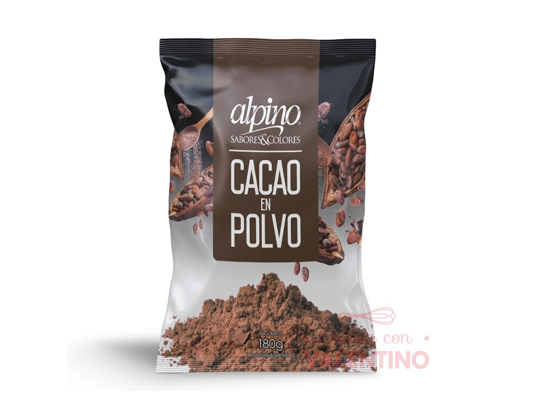 CACAO AMARGO ALPINO X 180 GR