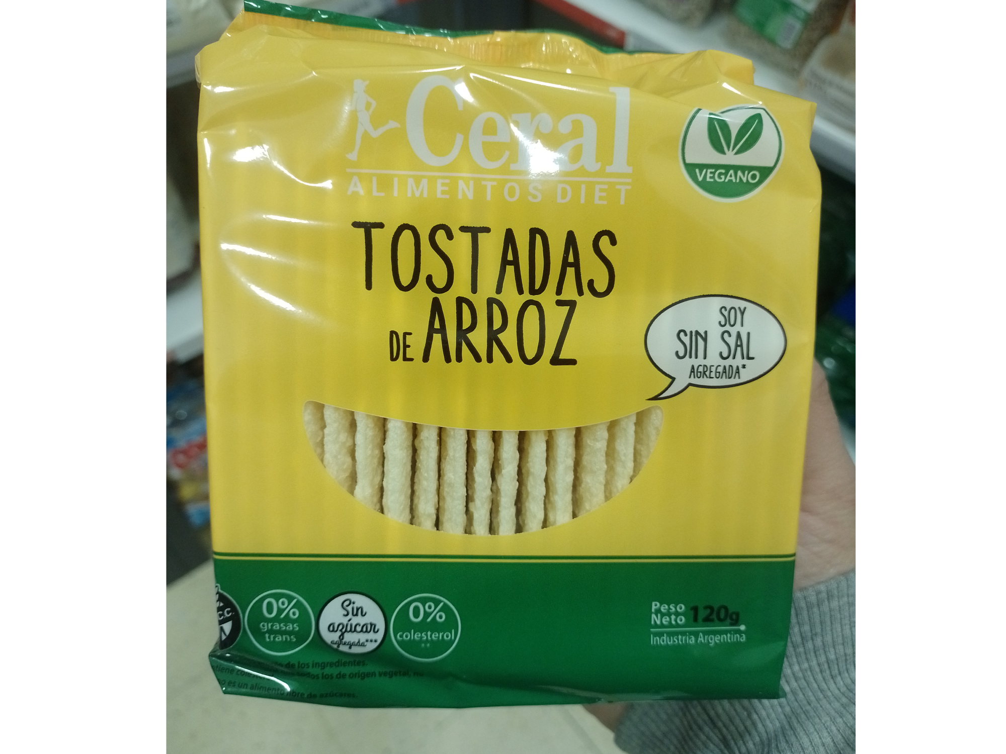 TOSTADAS DE ARROZ CERAL X 120 GRS.