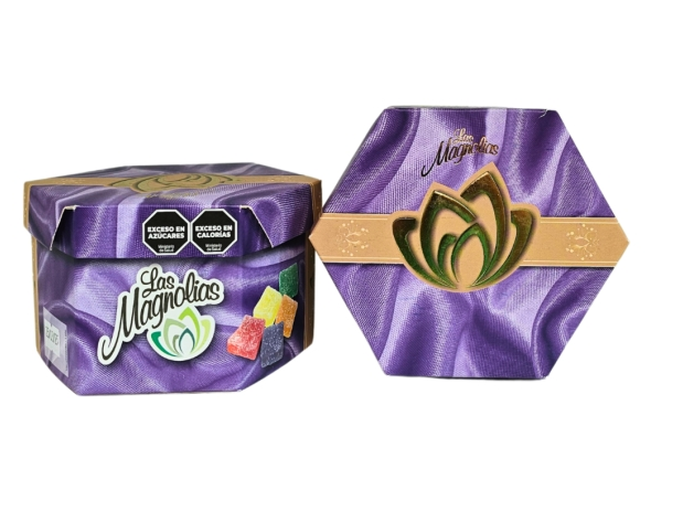 HEXAGONAL BOMBON FRUTAL LAS MAGNOLIAS X 320 GR