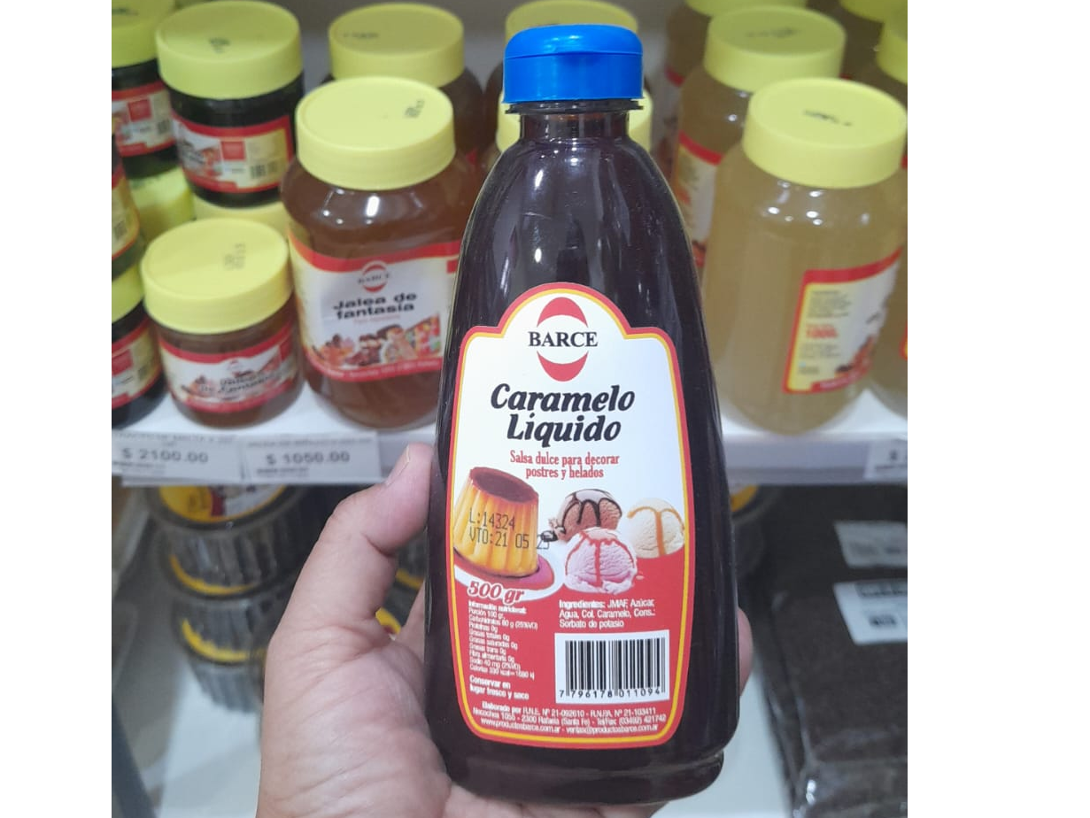 CARAMELO LIQUIDO X 500 GR.