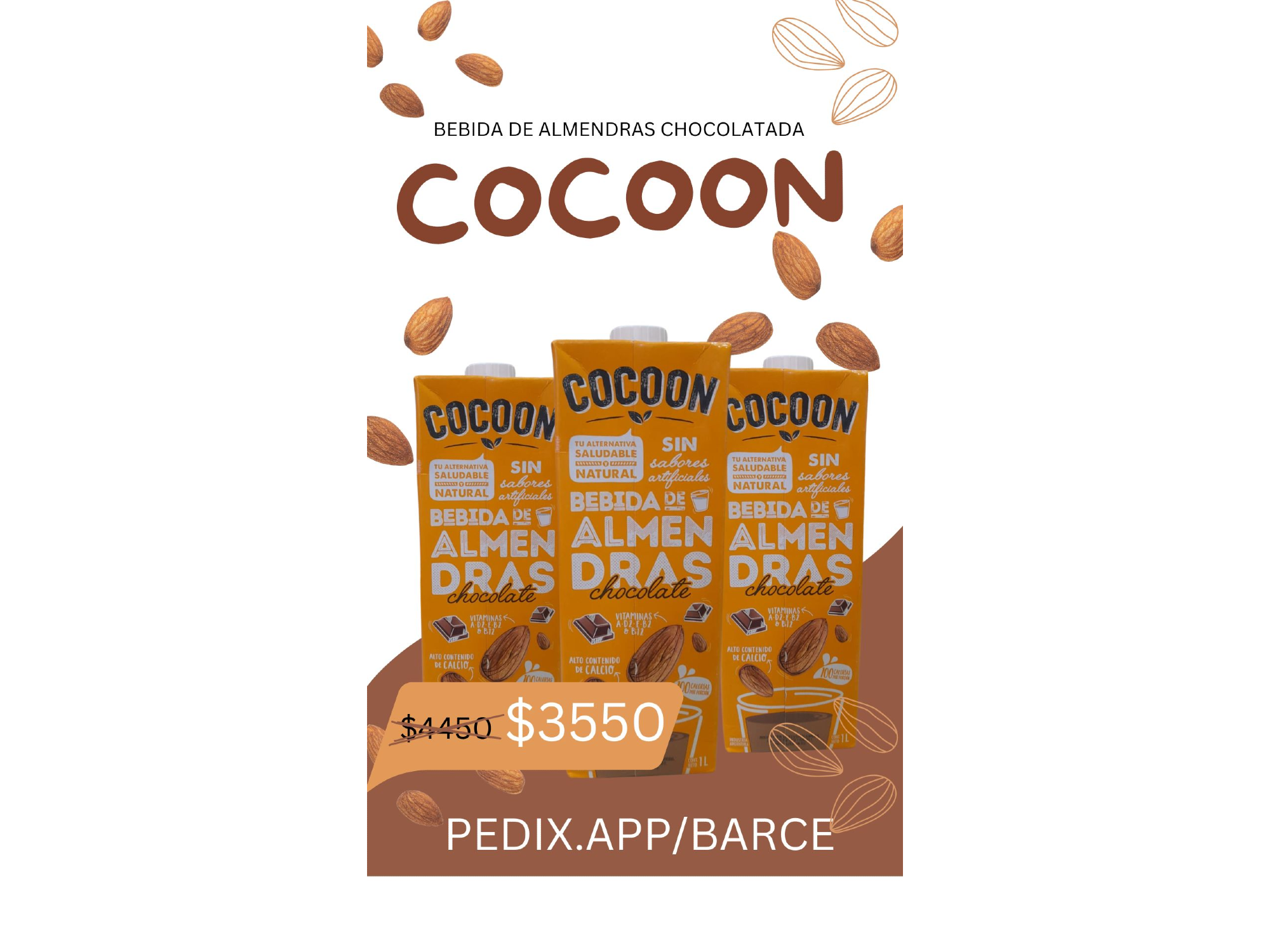 LECHE DE ALMENDRA COCOON