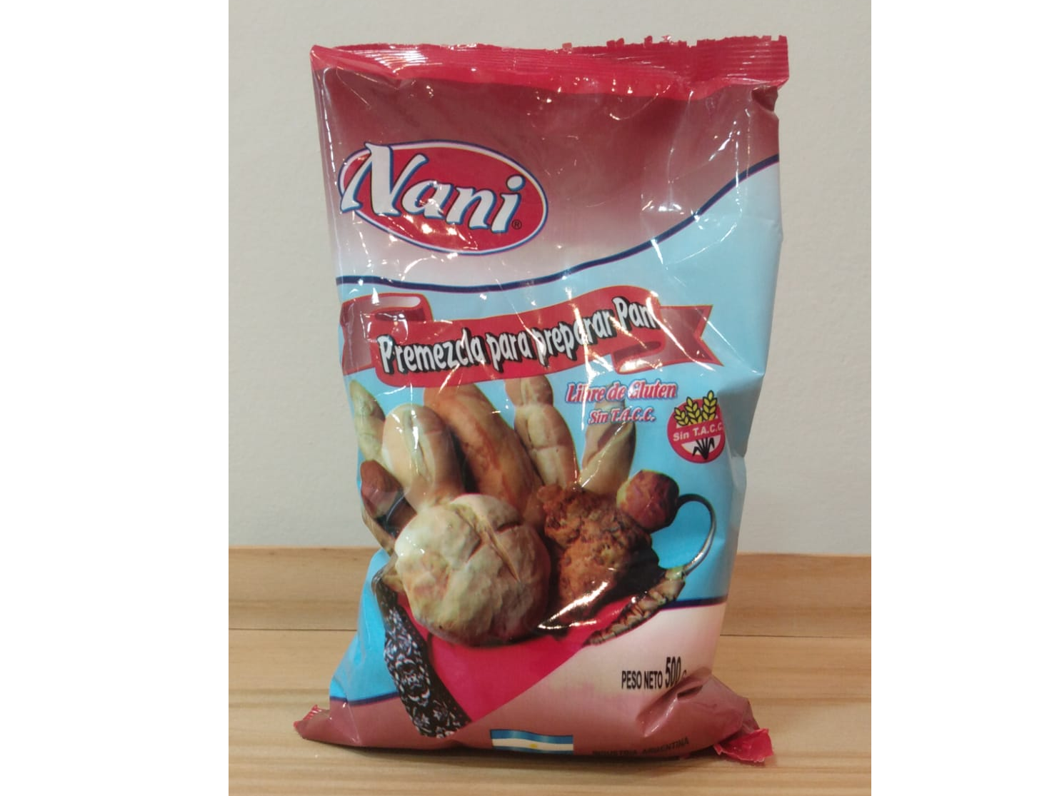 PREMEZCLA NANI PARA PREPARAR PAN SIN TACC X 500 GRS