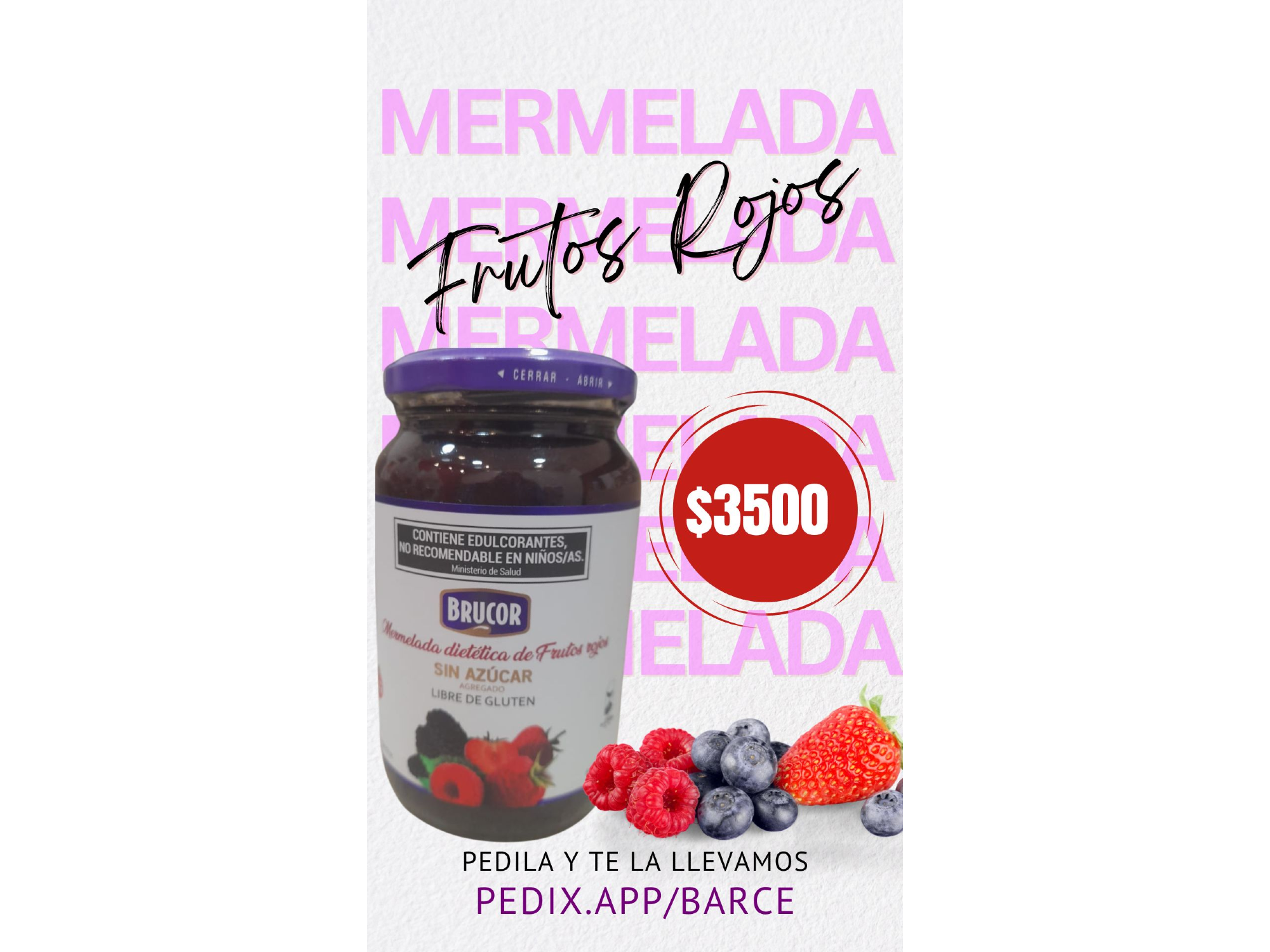 MERMELADA FRUTOS ROJOS